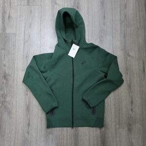 Nike Tech Fleece Forrest Green Jacket Mens Size Small